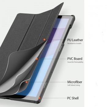 Dux Ducis domo serijos atverčiamas dėklas (planšetėms Lenovo Tab M10 10.1 (2nd gen) X306F)